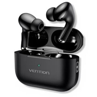 Vention Echo Lite E11 Auriculares Bluetooth 5.4 con Estuche de Carga - True Wireless - 6h Autonomia - Color Negro