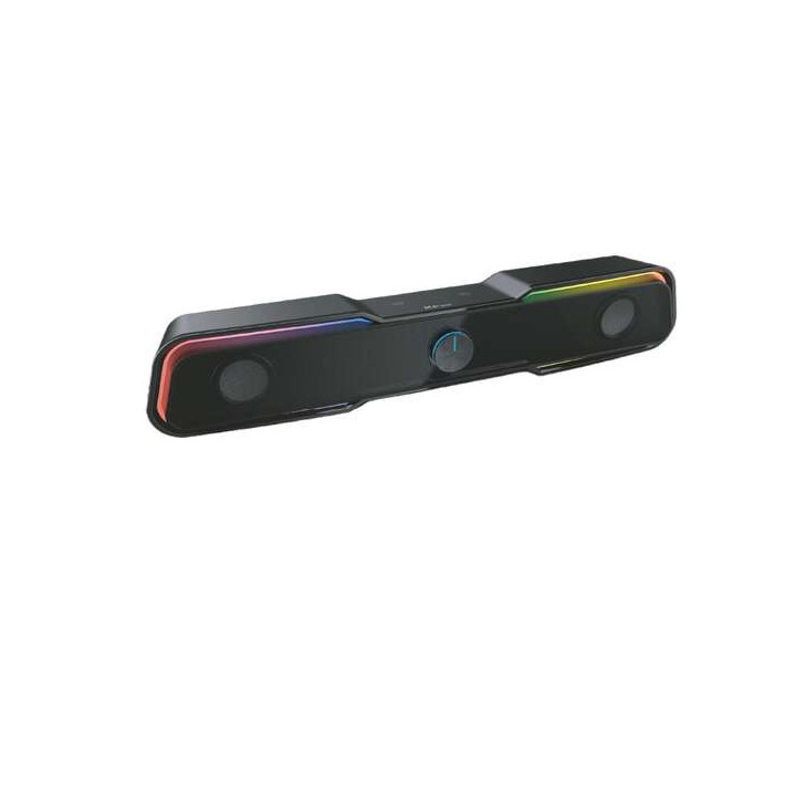 3GO Droxio Nessye Barra de Sonido 2.0 10W - Iluminacion RGB - Conectividad Bluetooth 5.0 + Jack 3.5mm - Alimentacion USB - Colo