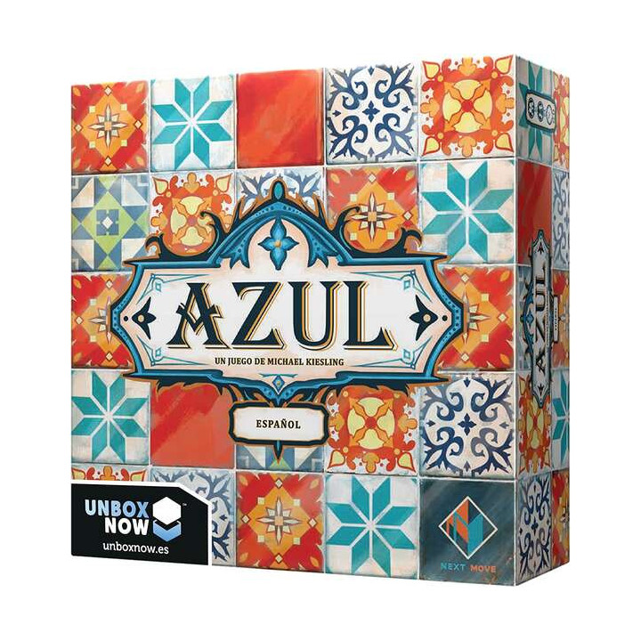 Azul Juego de Tablero - Tematica Puzzle Construccion - De 2 a 4 Jugadores - A partir de 8 Años - Duracion 30min. aprox.
