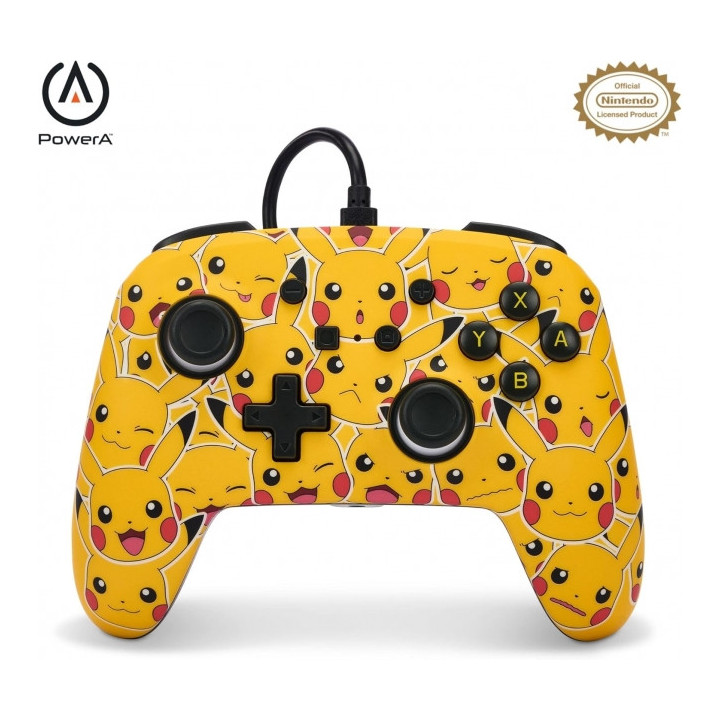 PowerA Mando con Cable Enhanced para Nintendo Switch - Pikachu Moods