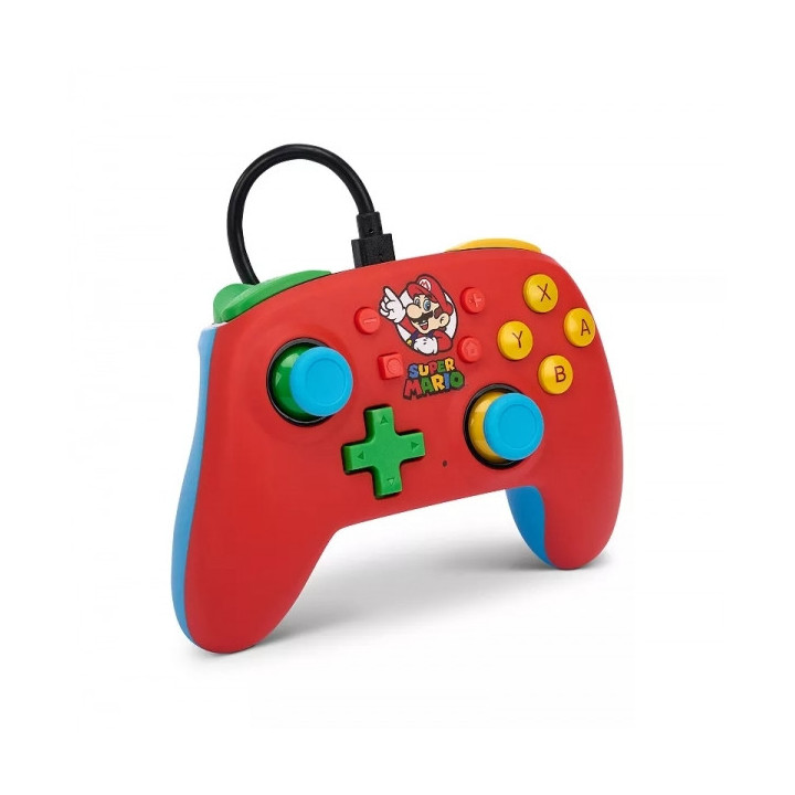 PowerA Mando con Cable Nano para Nintendo Switch - Mario Medley