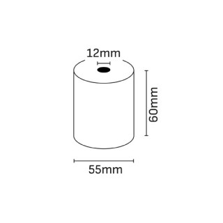 Oqonos Rollo de Papel Termico 60x55x12mm