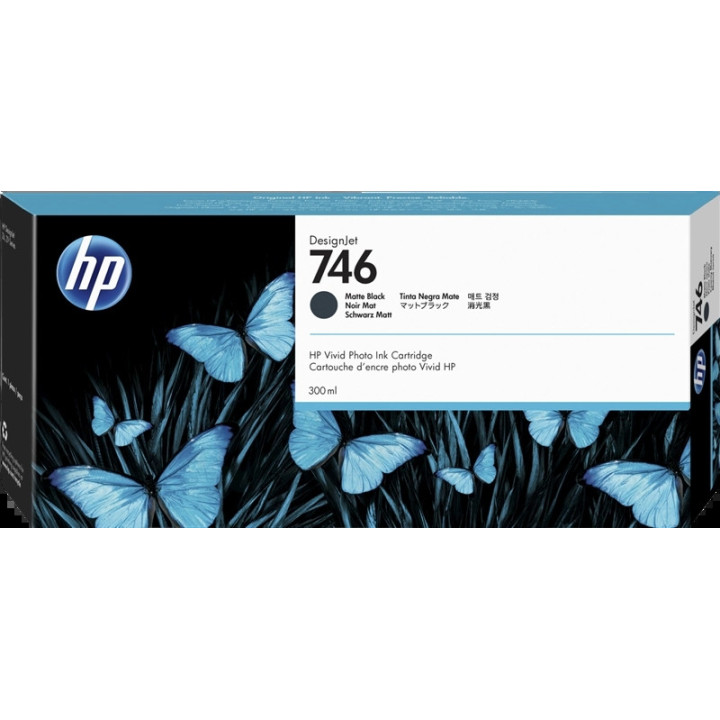 HP 746 Negro Mate Cartucho de Tinta Original - P2V83A