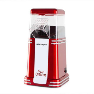 Orbegozo PA 4350 Palomitero Vintage - Prepara Palomitas en 3 Minutos - Diseño Retro y Saludable - Portatil y Facil de Limpiar