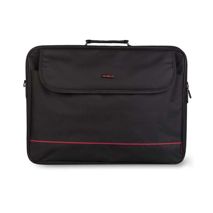 NGS Passenger Plus Maletin para Portatil 18" - Acolchado Interior - 2 Compartimentos y Bolsillo Exterior - Color Negro