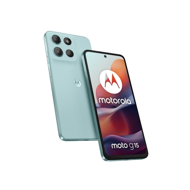 Motorola Moto G15 Smartphone Pantalla LCD 6.72" - 8GB - 512GB - Camara 50mp - Bateria 5200mAh - Admite Carga de 18W - Color Azu
