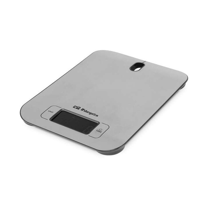 Orbegozo PC 1017 Bascula de Cocina Electronica - Precision y Control en tus Recetas - Capacidad 5kg - Pantalla LCD Retroilumina