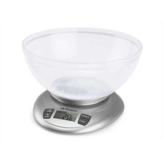 Orbegozo PC 2017 Bascula de Cocina Digital - Precision y Versatilidad en tus Recetas - Capacidad 3.5kg - BOL Transparente - Fun