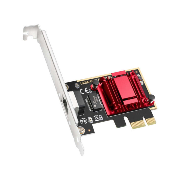 Cudy PE25 Adaptador de Red PCI-e 2.5Gbps - 1 Puerto RJ-45