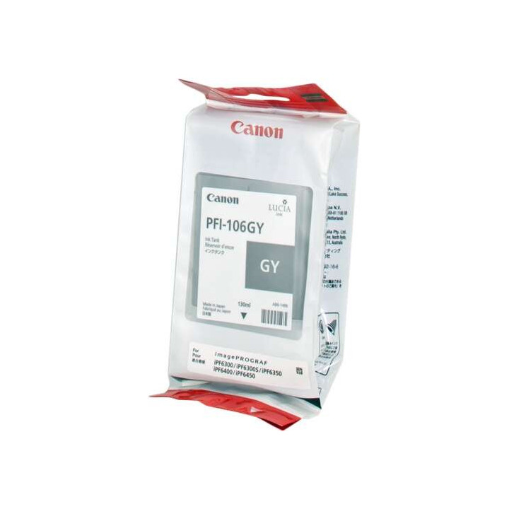 Canon PFI106 Gris Cartucho de Tinta Original - PFI106GY/6630B001