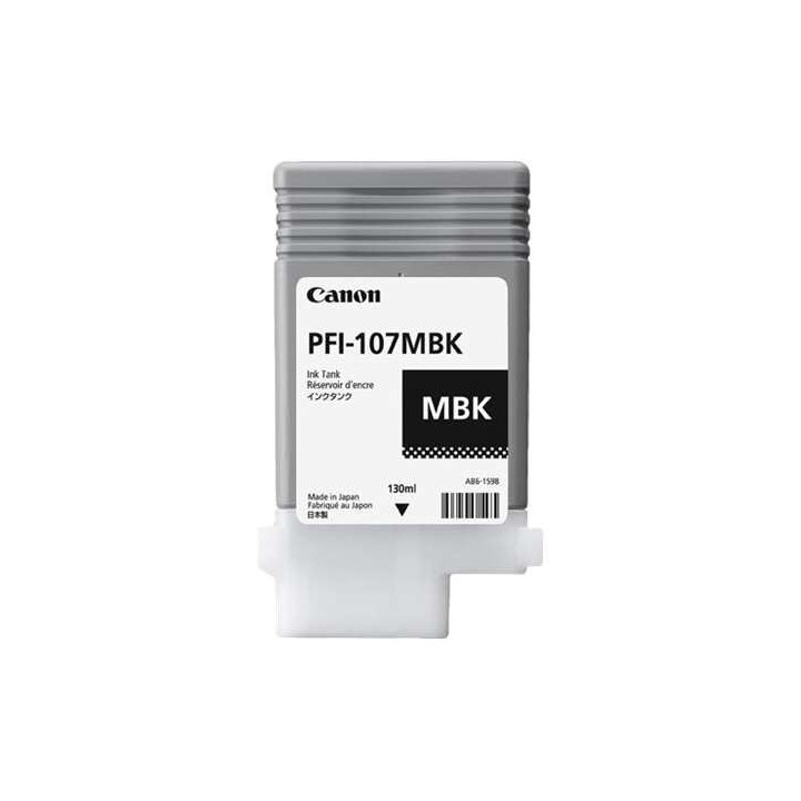 Canon PFI107 Negro Mate Cartucho de Tinta Original - PFI107MBK/6704B001