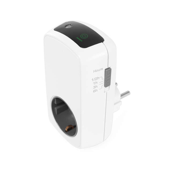 Orbegozo Pg 50 Programador Analogico Eficiente - Panel Tactil LED - Temporizador 30min a 6 Horas - Potencia Maxima 3680W - Ahor