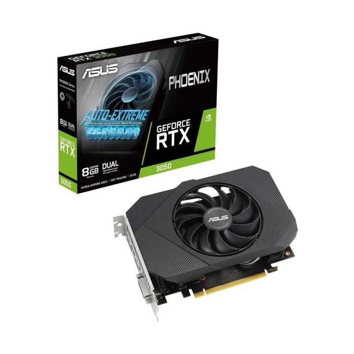 Asus Phoenix GeForce RTX 3050 V2 Tarjeta Grafica 8GB GDDR6 NVIDIA - PCIe 4.0