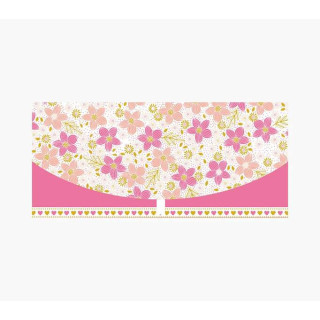 Pictura Tarjeta Money Cards - Tarjeta de Regalo Tipo Sobre - 21.3x9.6cm - Tematica de Flores - Embolsada Individualmente en Cel