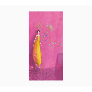 Pictura Gaëlle Boissonnard Tarjeta Doble - Acabado en Barniz de Relieve UV Grueso - Laminado Mate de Tacto Suave - 10.5x21cm -