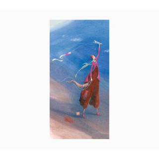 Pictura Gaëlle Boissonnard Tarjeta Doble - Acabado en Barniz de Relieve UV Grueso - Laminado Mate de Tacto Suave - 10.5x21cm -