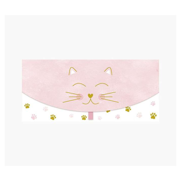 Pictura Tarjeta Money Cards - Tarjeta de Regalo Tipo Sobre Horizontal - Tematica Gatos - 21.3x9.6cm - Embolsada Individualmente