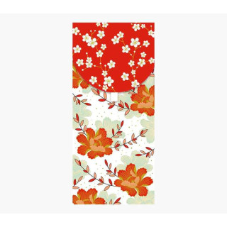 Pictura Tarjeta Money Cards - Tarjeta de Regalo Tipo Sobre Vertical - Tematica de Flores - 9.6x21.3cm - Embolsada Individualmen