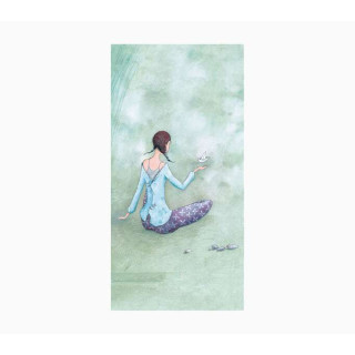 Pictura Gaëlle Boissonnard Tarjeta Doble - Acabado en Barniz de Relieve UV Grueso - Laminado Mate de Tacto Suave - 10.5x21cm -