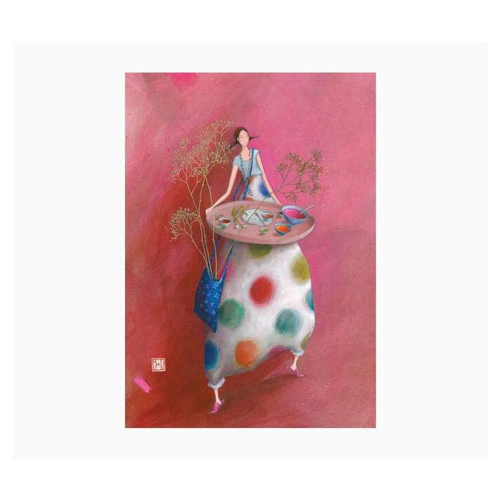 Pictura Gaëlle Boissonnard Cuaderno A5 Grapado - 15x21cm - 48 Paginas con Lineas - Papel con Certificacion FSC