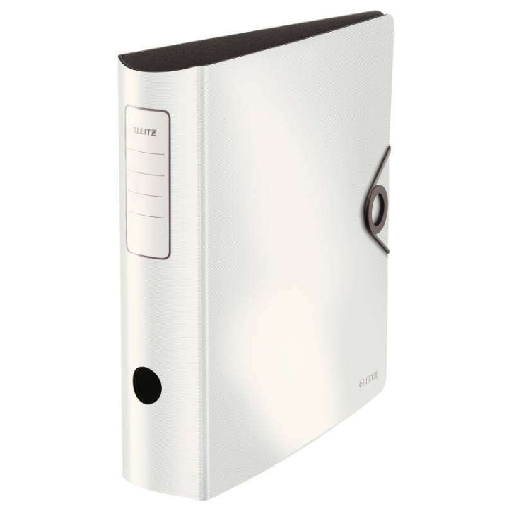 Leitz Active Solid Archivador de Palanca para formato A4 - Lomo Ancho Redondeado de 75mm - Mecanismo de 180° - Cierre con Goma