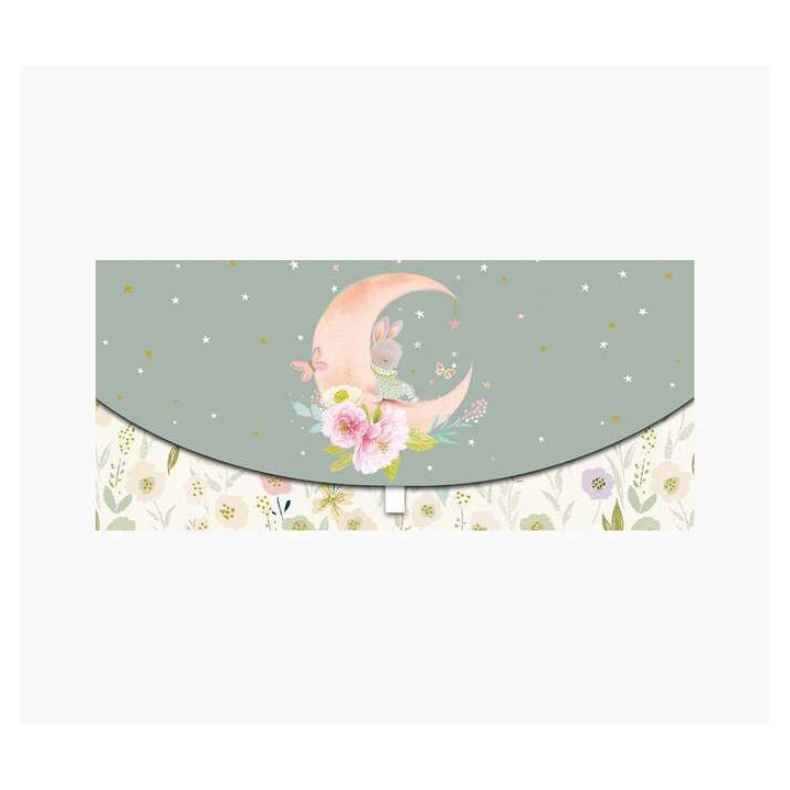 Pictura Tarjeta Money Cards - Formato Horizontal - Tematica Luna - 21.3x9.6cm - Embolsada Individualmente - Incluido Sobre Blan