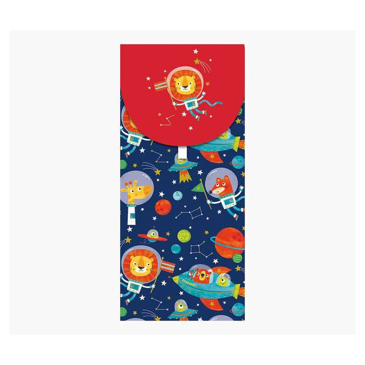 Pictura Tarjeta Money Cards - 9.6x21.3cm - Tematica de Animales - Embolsada Individualmente en Celofan - Incluido Sobre Blanco