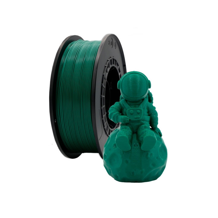 Filamento 3D PLA - Diametro 1.75mm - Bobina 1kg - Color Verde Oscuro