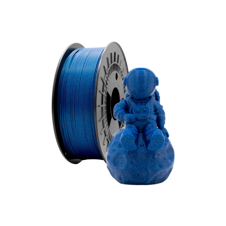 Filamento 3D PLA GLITTER - Diametro 1.75mm - Bobina 1kg - Color Azul