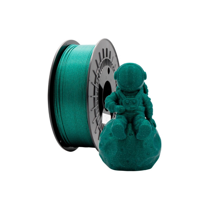 Filamento 3D PLA GLITTER - Diametro 1.75mm - Bobina 1kg - Color Verde