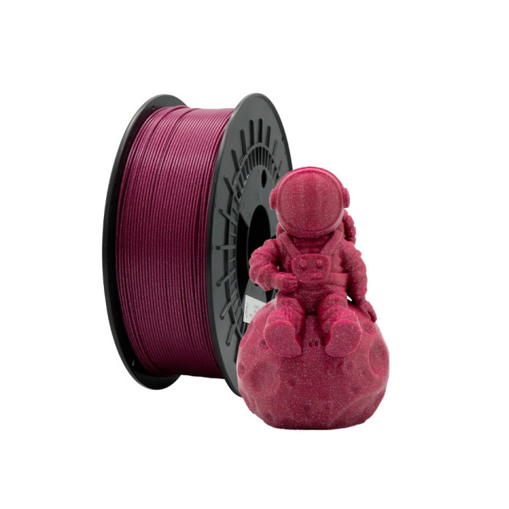 Filamento 3D PLA GLITTER - Diametro 1.75mm - Bobina 1kg - Color Violeta
