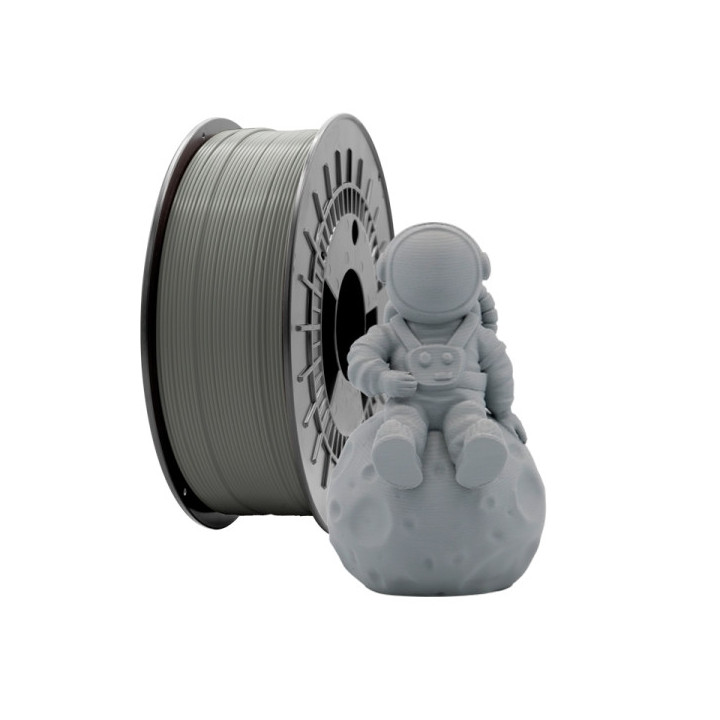 Filamento 3D PLA MATE - Diametro 1.75mm - Bobina 1kg - Color Gris Oscuro