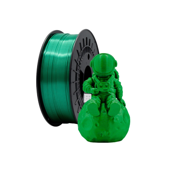 Filamento 3D PLA SILK - Diametro 1.75mm - Bobina 1kg - Color Verde