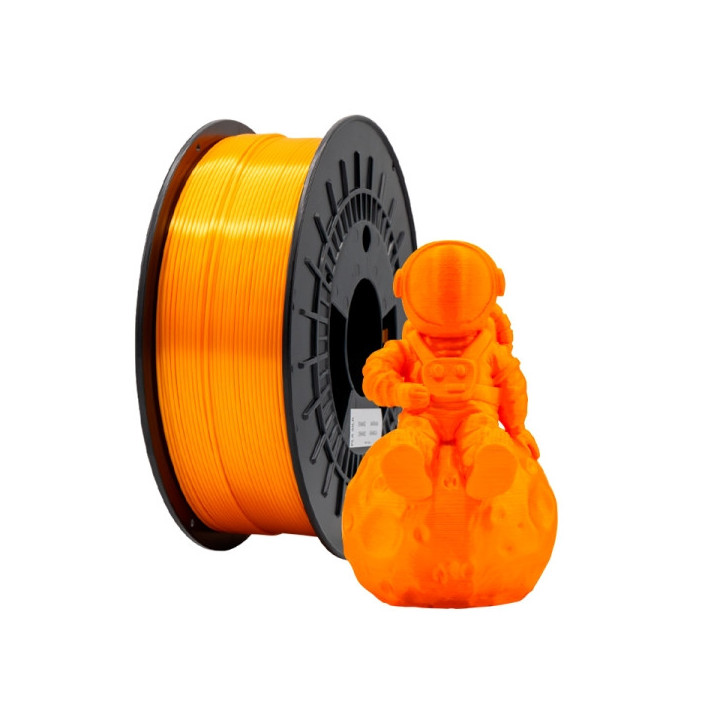 Filamento 3D PLA SILK - Diametro 1.75mm - Bobina 1kg - Color Naranja