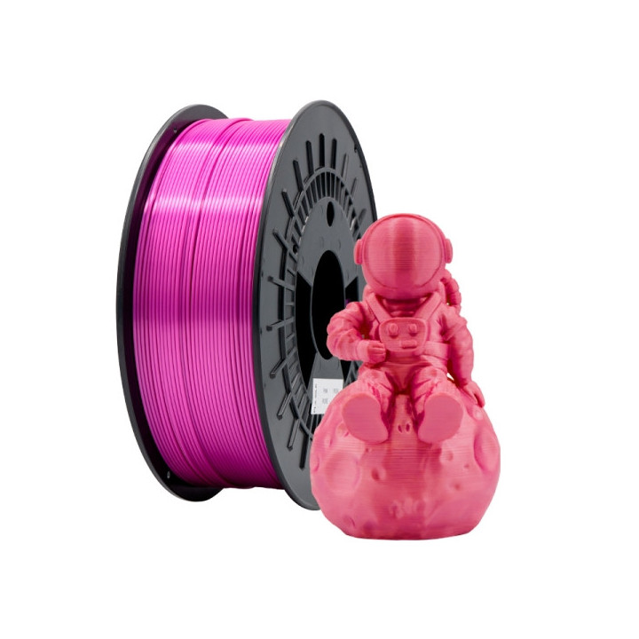 Filamento 3D PLA SILK - Diametro 1.75mm - Bobina 1kg - Color Rosa