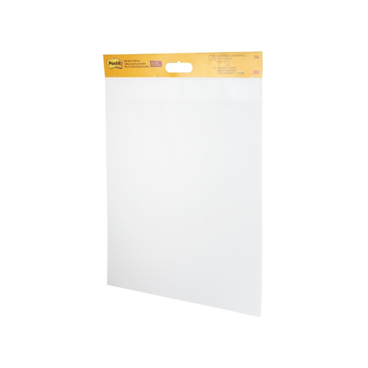 Post-It Super Sticky Pack de 2 Blocs de Reuniones con 20 Hojas Adhesivas Reposicionables - 58.4x50.8cm - 100% PEFC - Incluye 8