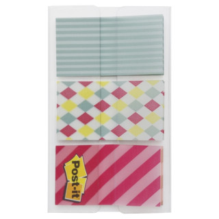 Post-It Index 60 Marcadores Reposicionables - Mediano - Coleccion Carnaval - Color Varios