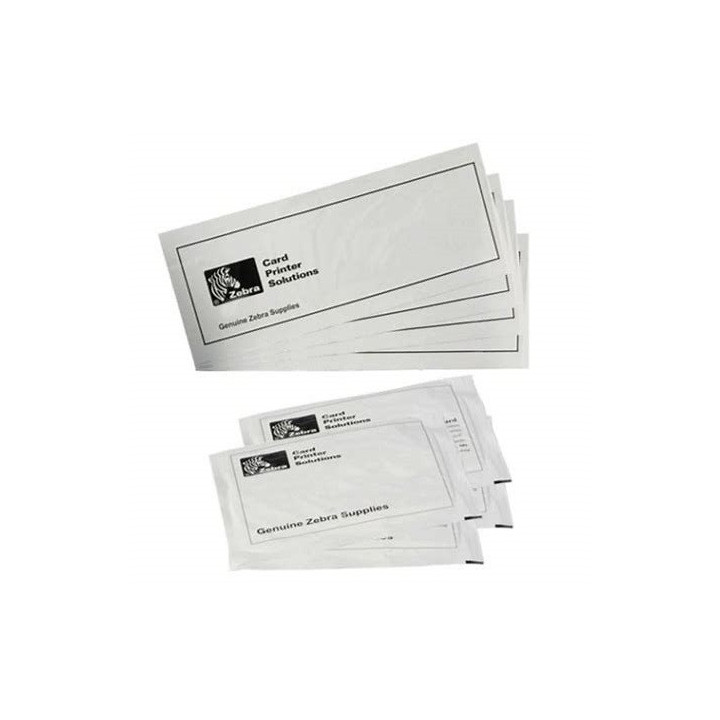 Zebra ZXP3 Pack de 4 Tarjetas de Limpieza para Cabezal de Impresion + 4 Tarjetas de Limpieza para Alimentador