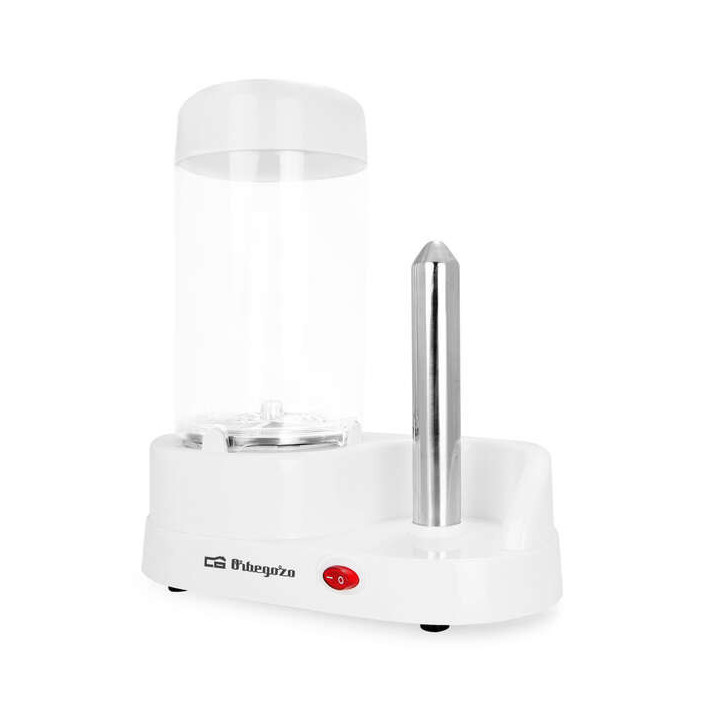 Orbegozo PR 3500 Maquina para Perritos Calientes - hasta 6 Salchichas - Punzon de Acero Inoxidable - Cubeta Antiadherente - Rec