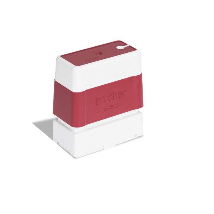 Brother PR1850R6P Pack de 6 Monturas de Sellos Originales - 18x50mm - Color Rojo