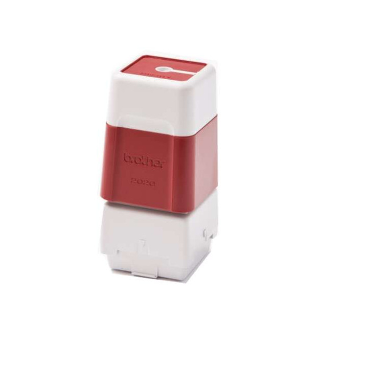 Brother PR2020R6P Pack de 6 Monturas de Sellos Originales - 20x20mm - Color Rojo