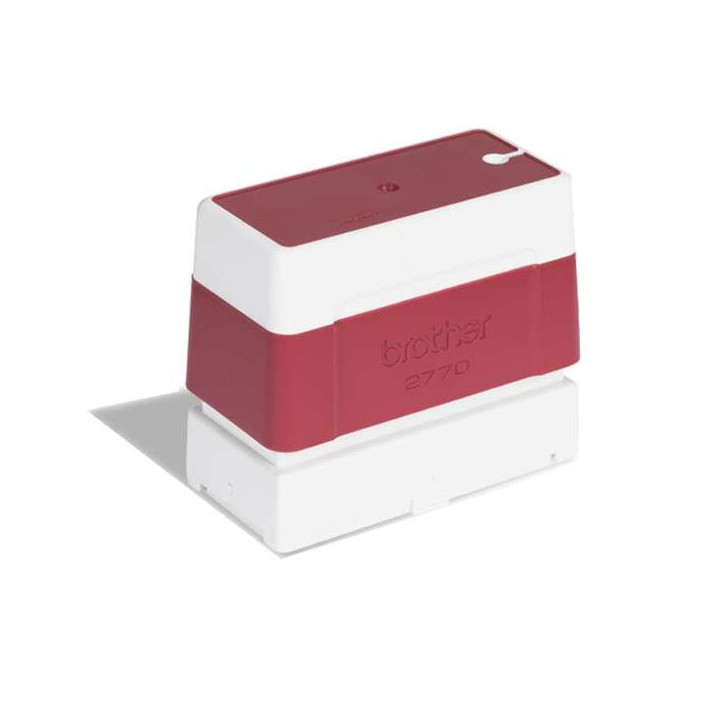 Brother PR2770R6P Pack de 6 Monturas de Sellos Originales - 27x70mm - Color Rojo
