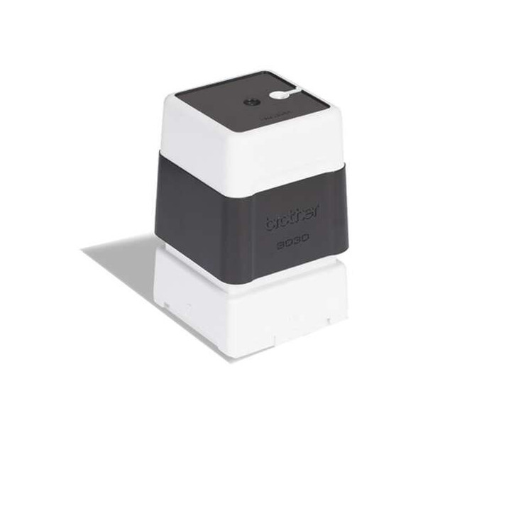 Brother PR3030B6P Pack de 6 Monturas de Sellos Originales - 30x30mm - Color Negro