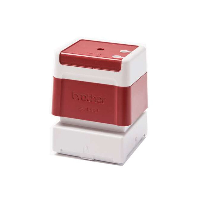 Brother PR4040R6P Pack de 6 Monturas de Sellos Originales - 40x40mm - Color Rojo