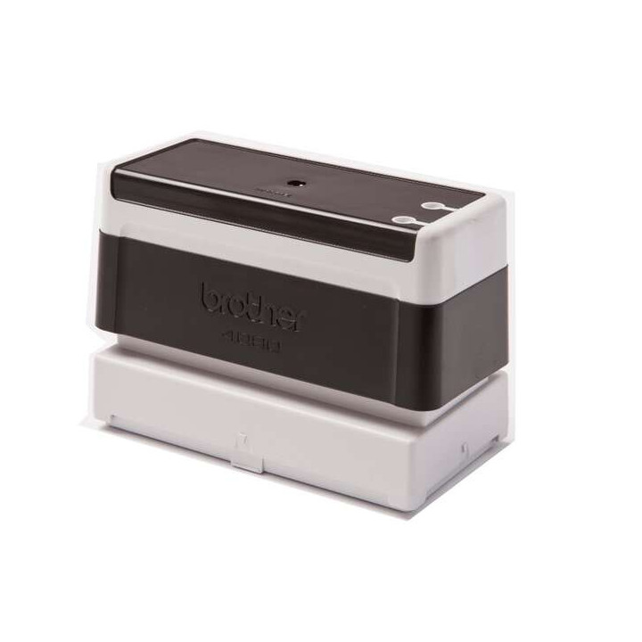 Brother PR4090B6P Pack de 6 Monturas de Sellos Originales - 40x90mm - Color Negro