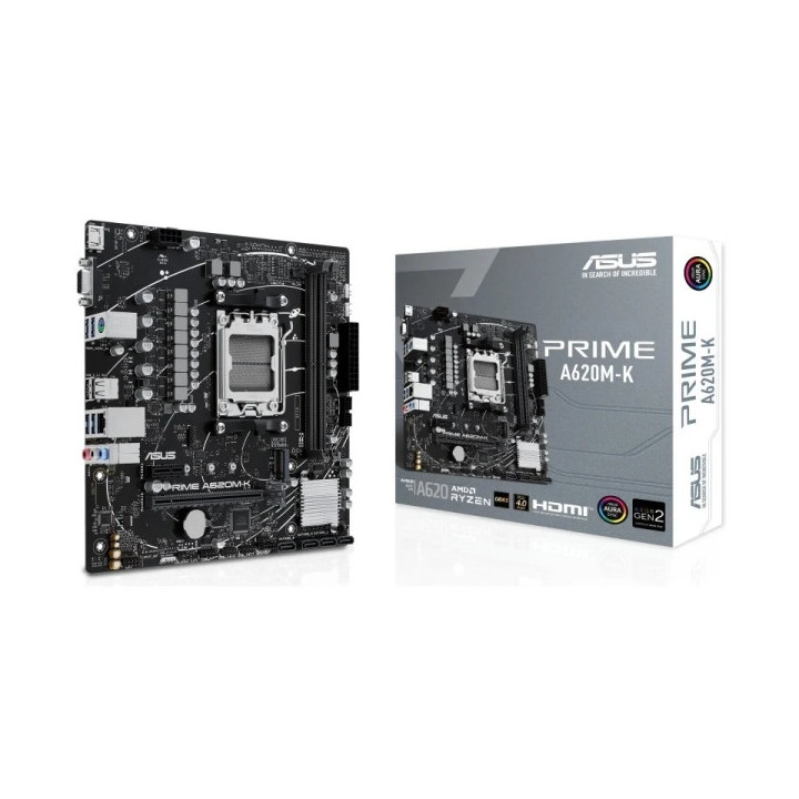 Asus Prime A620M-K Placa Base AMD AM5 2x DDR5 - HDMI