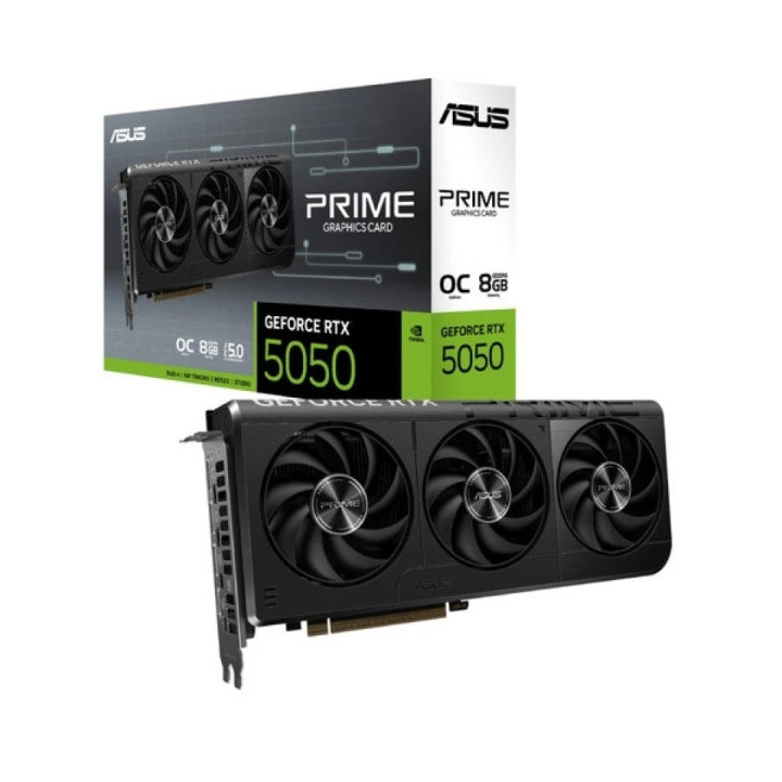 Asus GeForce PRIME RTX 5050 OC Edition Tarjeta Grafica 8GB GDDR6 Reflex 2 RTX AI DLSS4