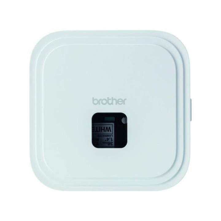 Brother PT-P910BT Cube Rotuladora Electronica Portatil Bluetooth - Ancho Max. 36mm - Bateria Recargable - Color Blanco