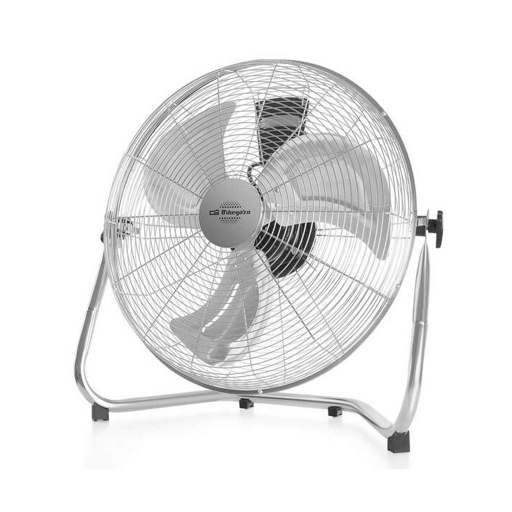 Orbegozo Ventilador Industrial - Potente y Seguro - Aspas de 45cm - 3 Velocidades - Antivuelco - Facil de Transportar