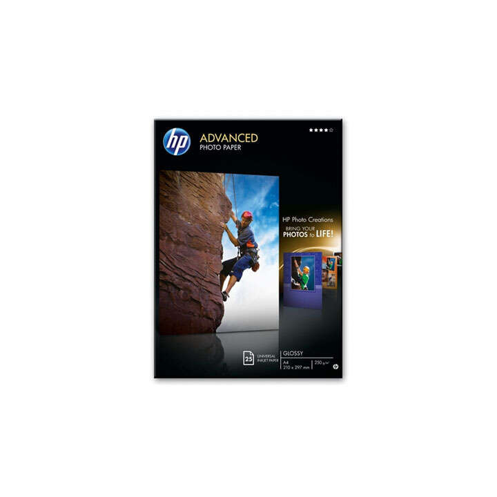 HP Q5456A Papel Fotografico Advanced Glossy 25 Hojas A4 250gr